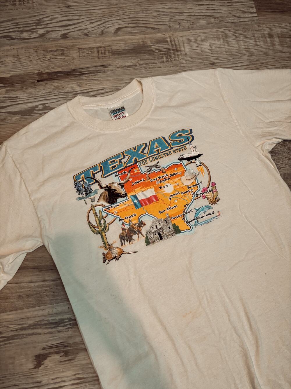 vintage texas graphic tee tshirt